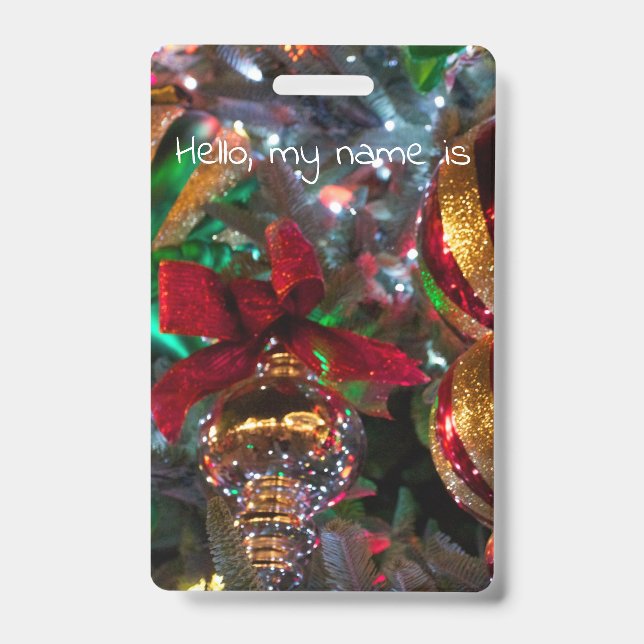ornaments square ID badge (Front)