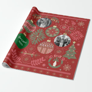 Ornaments  wrapping paper