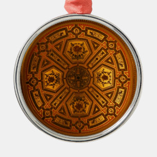 Ornamnt - Ceiling pattern from Musikverein, Vienna Metal Tree Decoration