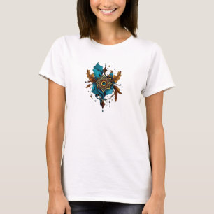 Ornate Abstract Geometric Design T-Shirt