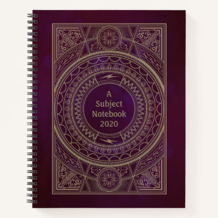 Ornate Art Deco Custom Notebook
