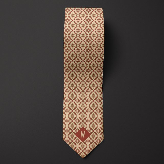 Ornate Aztec-Inspired Pattern Tie (Creator Uploaded)