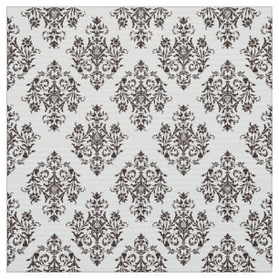 Ornate Baroque coloured Damask pattern fabric