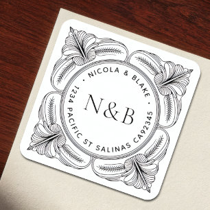 Ornate Baroque Return Address Labels - Custom