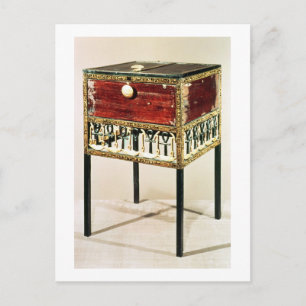 Ornate cabinet from the Treasure of Tutankhamun Postcard