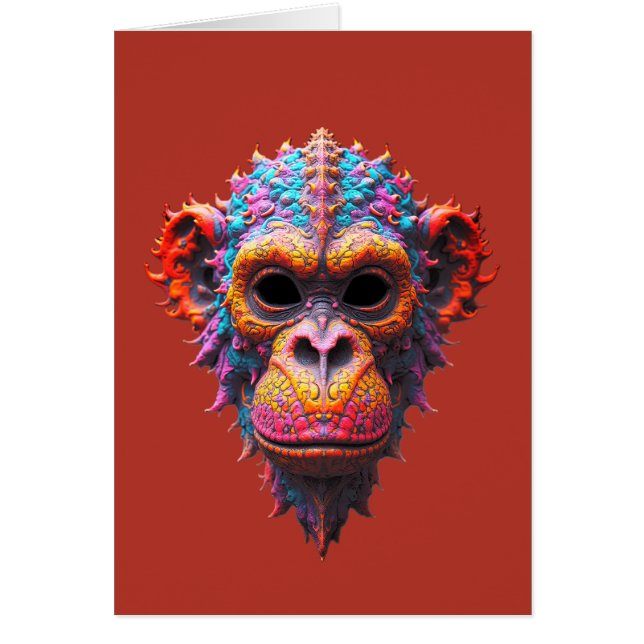 Ornate Chimp Mask (Front)