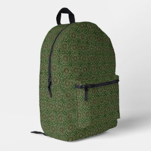 Ornate Christmas Pattern 3 Printed Backpack