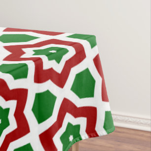Ornate Christmas Pattern Tablecloth