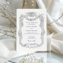 Ornate Classic French Rose Garland Wedding