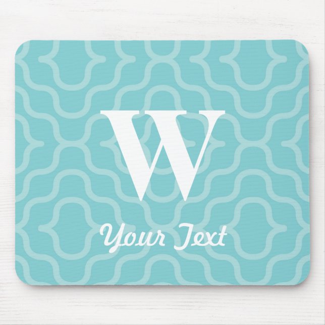 Ornate Contemporary Monogram - Letter W Mouse Mat (Front)