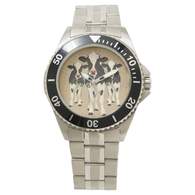 Ornate Cows Watch (Front)