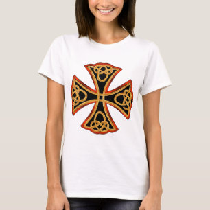 ornate cross with braid T-Shirt