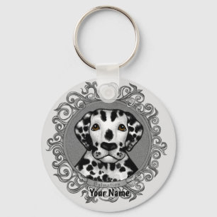 Ornate Dalmatian Key Ring