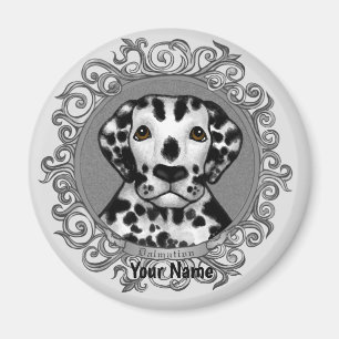 Ornate Dalmatian Magnet