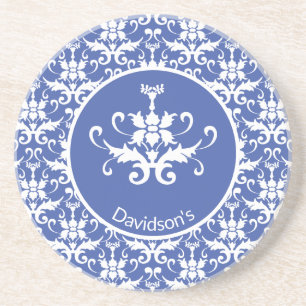 Ornate Damask Patterned Coaster