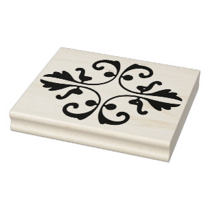 Ornate Decoration Rubber Art Stamp
