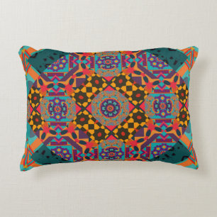 Ornate Eastern: Luxury Green Decor. Decorative Cushion