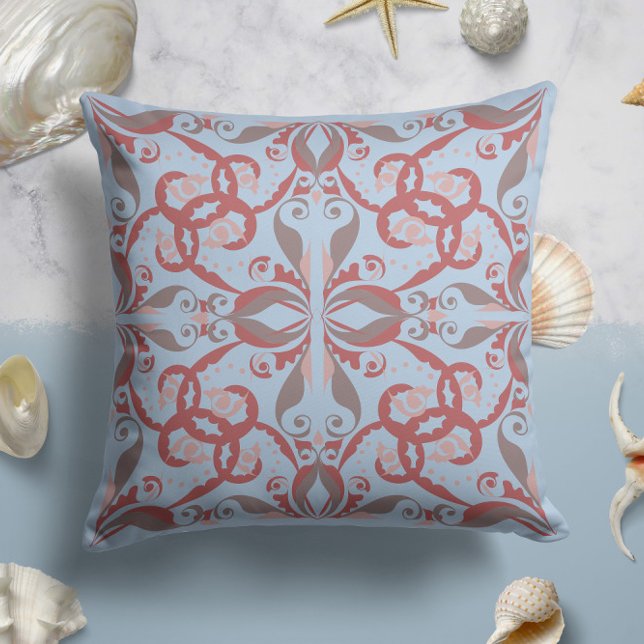 Ornate Elegance in Powder Blue Cushion (Creator Uploaded)
