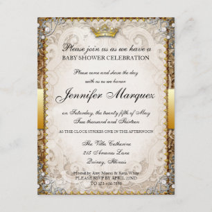 Ornate Fairytale Storybook Baby Shower Invitation