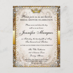 Ornate Fairytale Storybook Bridal Shower Invitatio Invitation