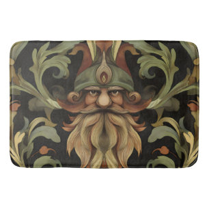 Ornate Fantasy Gnome Bath Mat