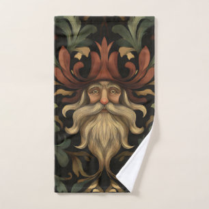 Ornate Fantasy Gnome Bath Towel Set