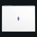 Ornate floral and paisley design in shades of blue calendar<br><div class="desc">This exquisite throw pillow features an ornate floral and paisley design in shades of blue,  beige,  and white on a sophisticated black background. Add a touch of elegance to any room with this beautifully crafted accent piece.</div>