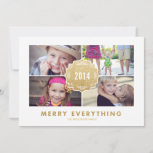 ORNATE FRAME   HOLIDAY PHOTO CARD
