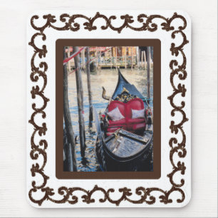 Ornate Framed Gondola in Venezia Mouse Mat