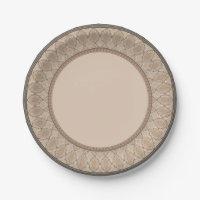 Ornate Geometrical Paper Plate