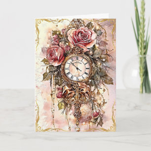 Ornate Gilded Charm Card