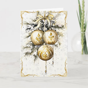 Ornate Gilded Elegance Card