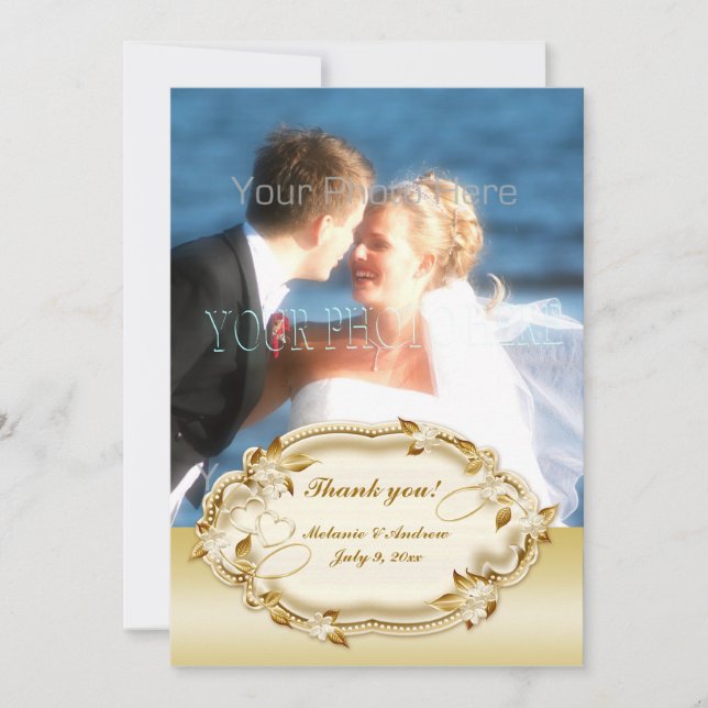 Ornate Gold Frame, Photo Card (Front)