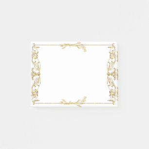 Ornate Gold Frame Post-It Notes