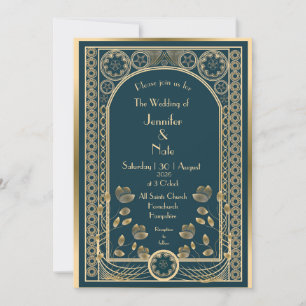 Ornate Gold - Wedding invitation