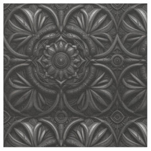 Ornate Gothic Relief Fabric