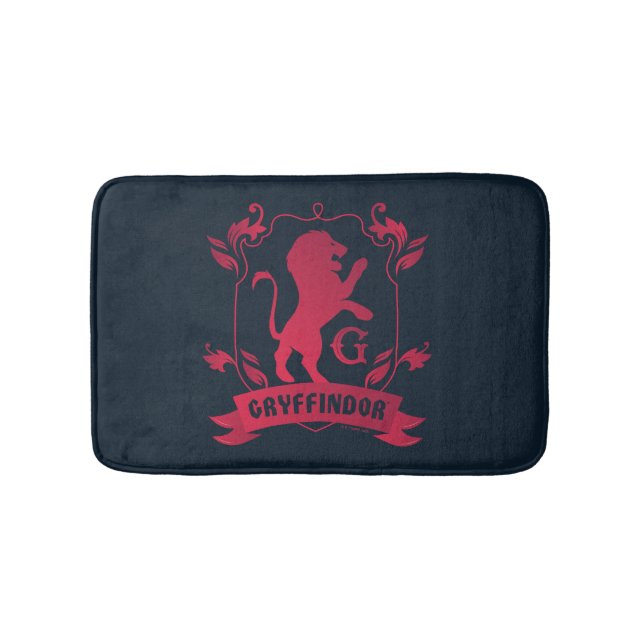 Ornate GRYFFINDOR™ House Crest Bath Mat (Front)