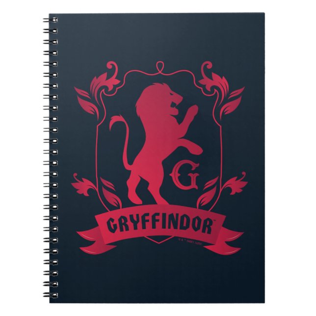 Ornate GRYFFINDOR™ House Crest Notebook (Front)