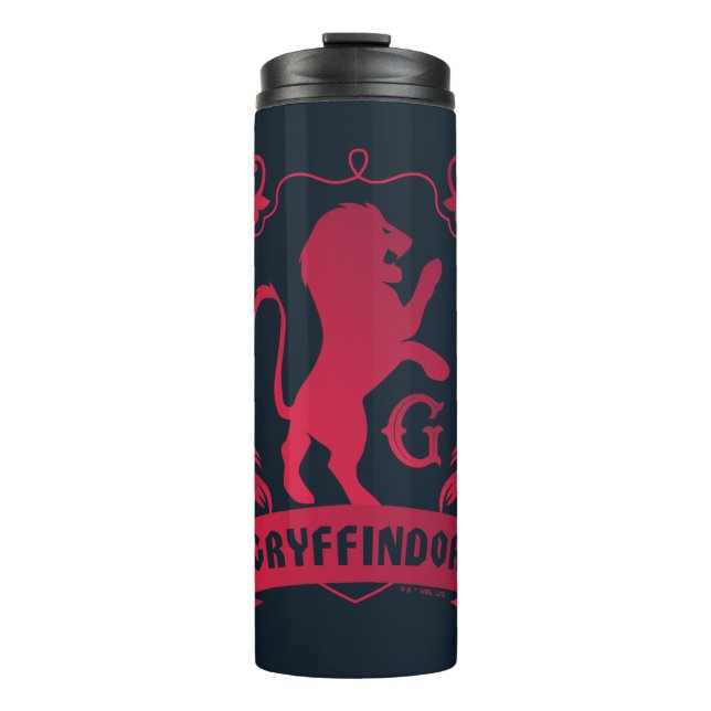 Ornate GRYFFINDOR™ House Crest Thermal Tumbler (Front)