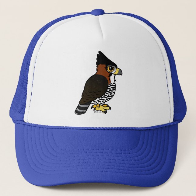 Ornate Hawk-Eagle Trucker Hat (Front)