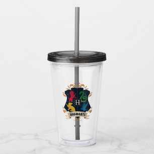 Ornate HOGWARTS™ House Crest Acrylic Tumbler