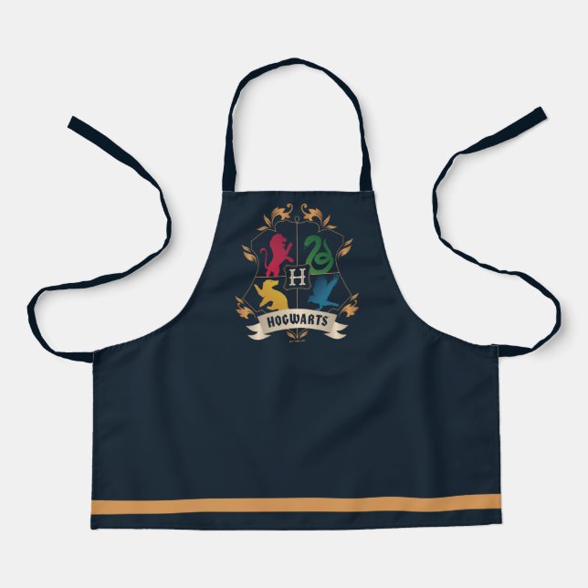 Ornate HOGWARTS™ House Crest Apron (Front)