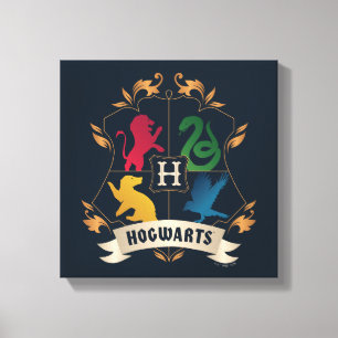 Ornate HOGWARTS™ House Crest Canvas Print