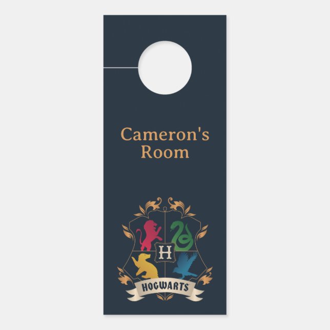 Ornate HOGWARTS™ House Crest Door Hanger (Front)