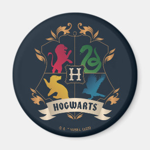 Ornate HOGWARTS™ House Crest Magnet