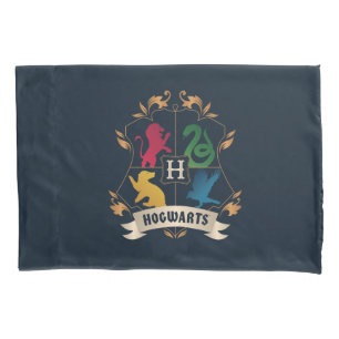 Ornate HOGWARTS™ House Crest Pillowcase