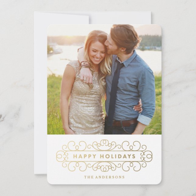 Ornate Holiday Card (Front)