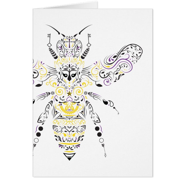 ornate honey bee (Front)