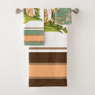 Ornate Horned Frogs Towel