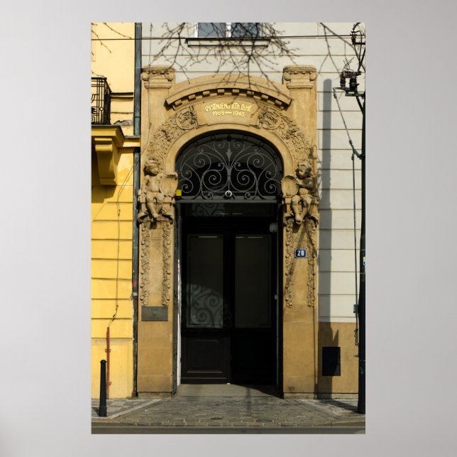 Ornate House Entrance Poster (Front)
